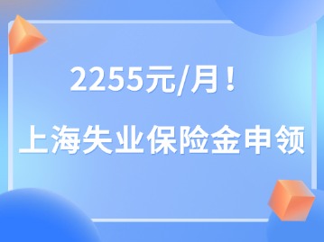 2255元/月！如果你在上海失業(yè)了，記得來領這筆錢！